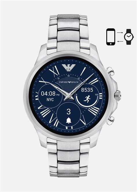 emporio armani connected smartwatch|emporio armani smartwatch price.